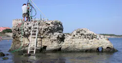 Roman concrete drilling samples Roman concrete drilling samples