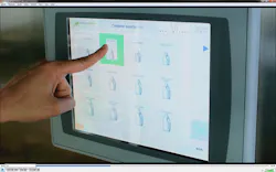 Automated guide rail system HMI Automated guide rail system HMI