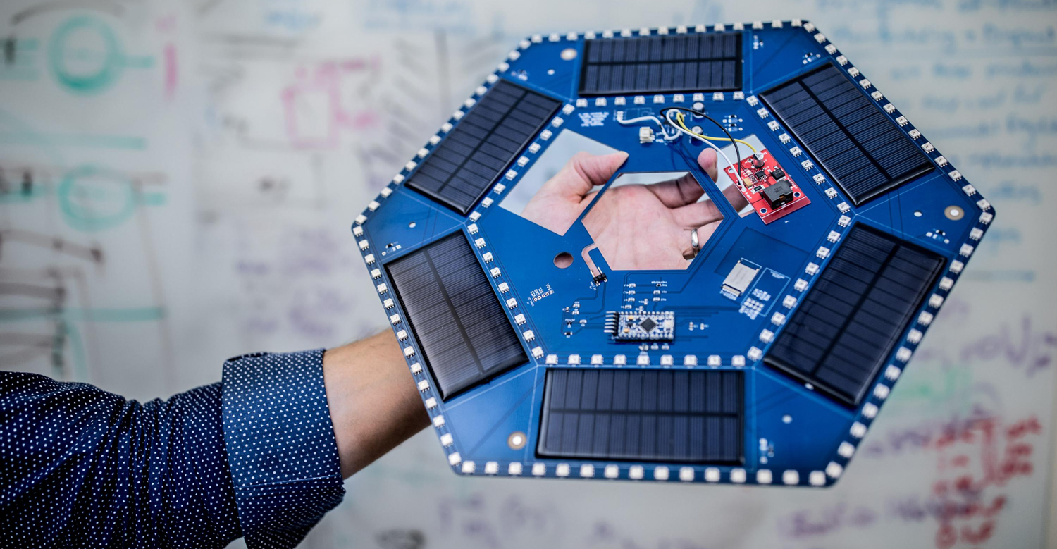 Pedestrian-Powered Piezoelectric Tiles Light Up NASA Plaza | Machine Design