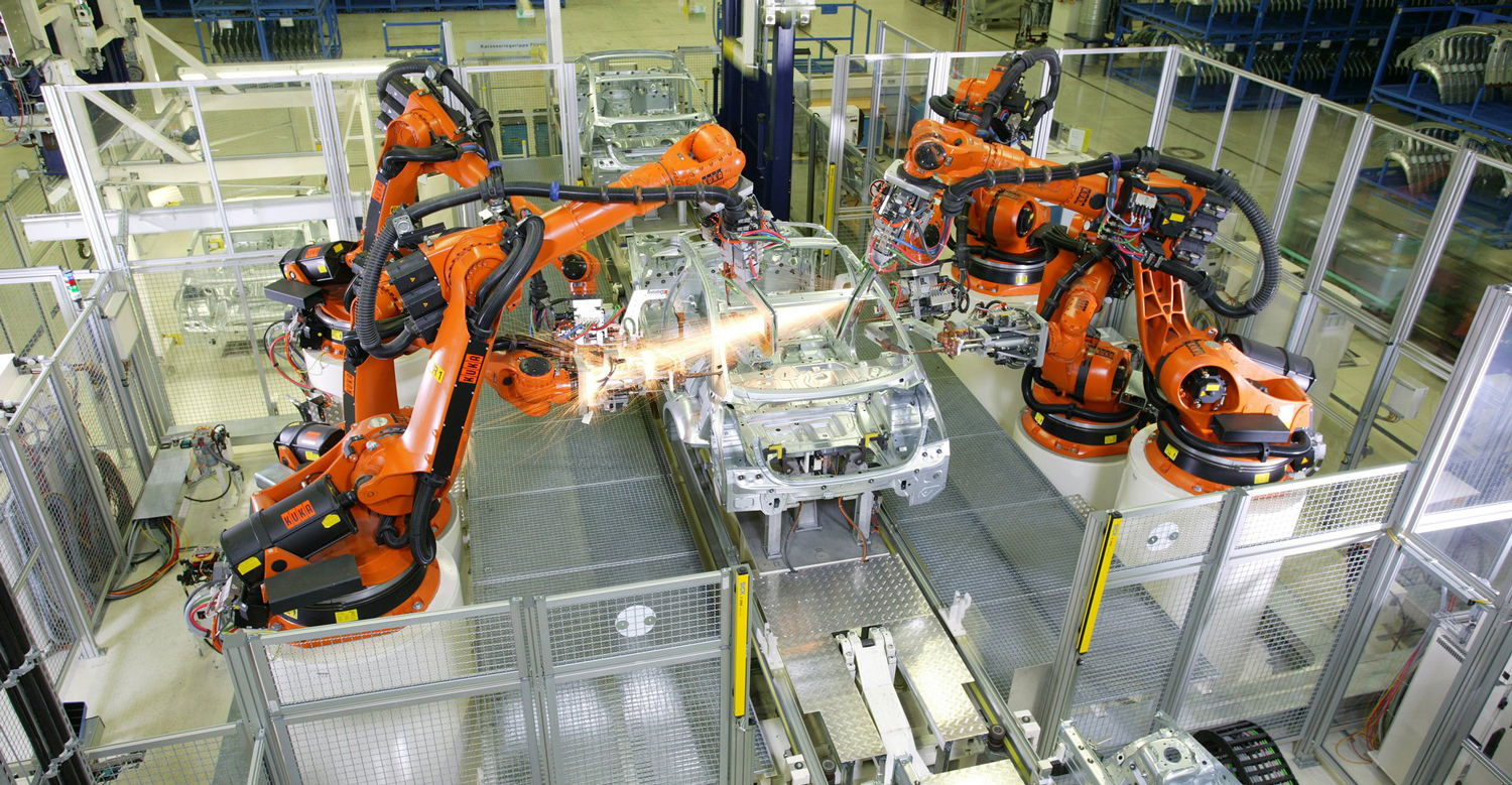 Kuka robots welding