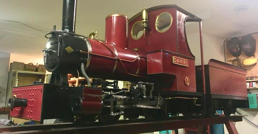 steam powered train set