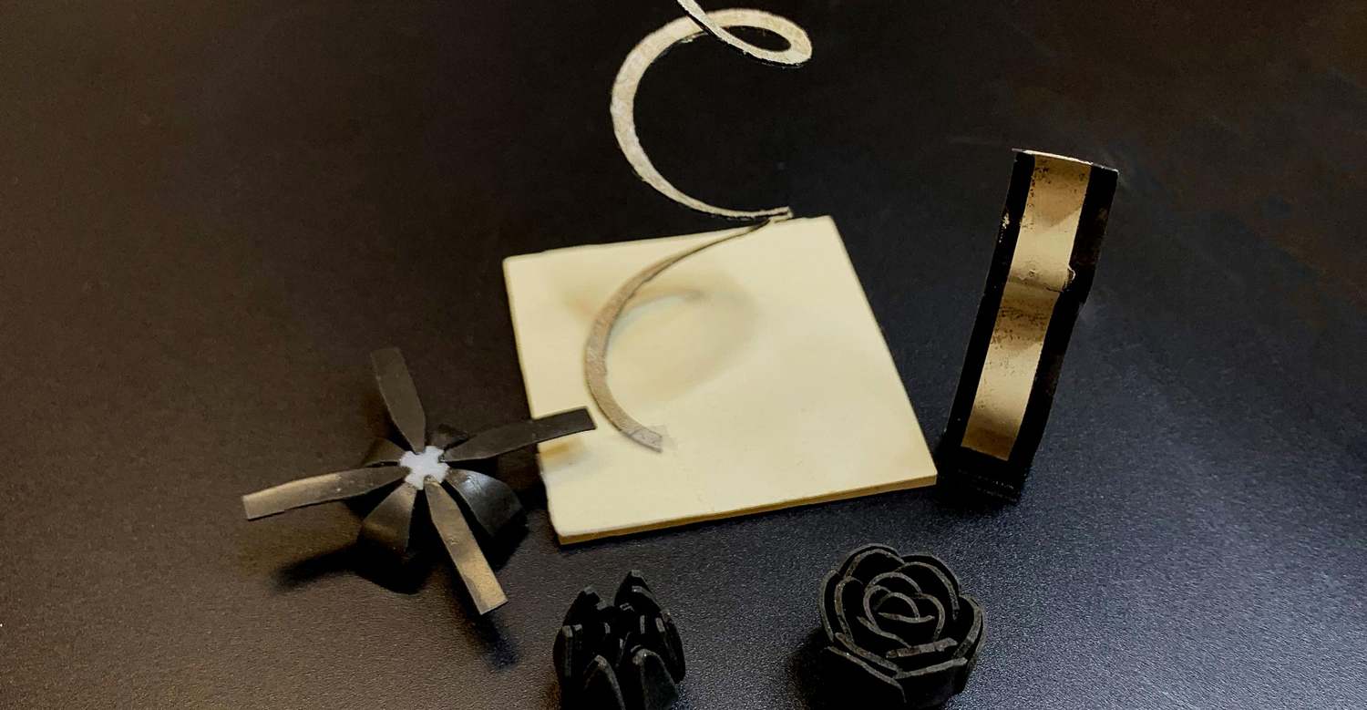 Objects made from magnetic shape-memory polymers