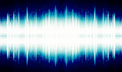 Sound waves illustration. Sound waves illustration.