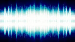 Sound waves illustration Sound waves illustration