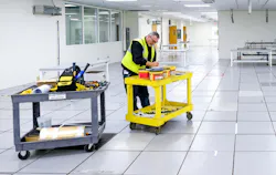 Work being done to retool the General Motors manufacturing facility in Kokomo, Ind., where Ventec Life Systems ventilators will be assembled. Work being done to retool the General Motors manufacturing facility in Kokomo, Ind., where Ventec Life Systems ventilators will be assembled.