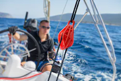 Functionally testing a 3D-printed pulley. Functionally testing a 3D-printed pulley.