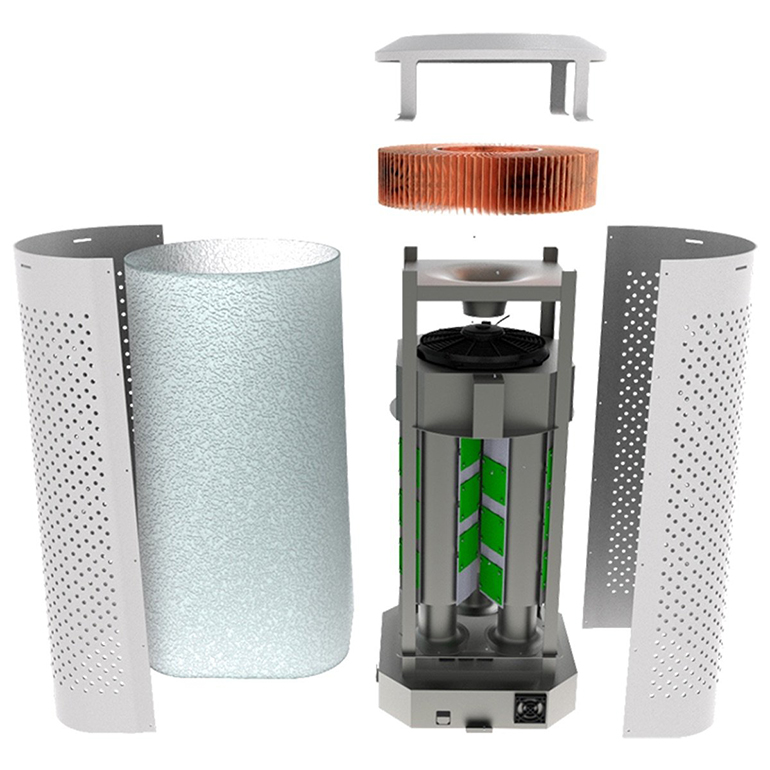 Intelligent Product Solutions a travaillé avec Aero Pure pour explorer les possibilités de purification de l'air par UV.