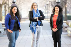 Illinois researchers Aimy Wissa, Marianne Alleyne and Ophelia Bolmin studied the motion of a click beetle’s jump and present the first analytical framework to uncover the physics behind ultrafast motion by small animals. Illinois researchers Aimy Wissa, Marianne Alleyne and Ophelia Bolmin studied the motion of a click beetle’s jump and present the first analytical framework to uncover the physics behind ultrafast motion by small animals.