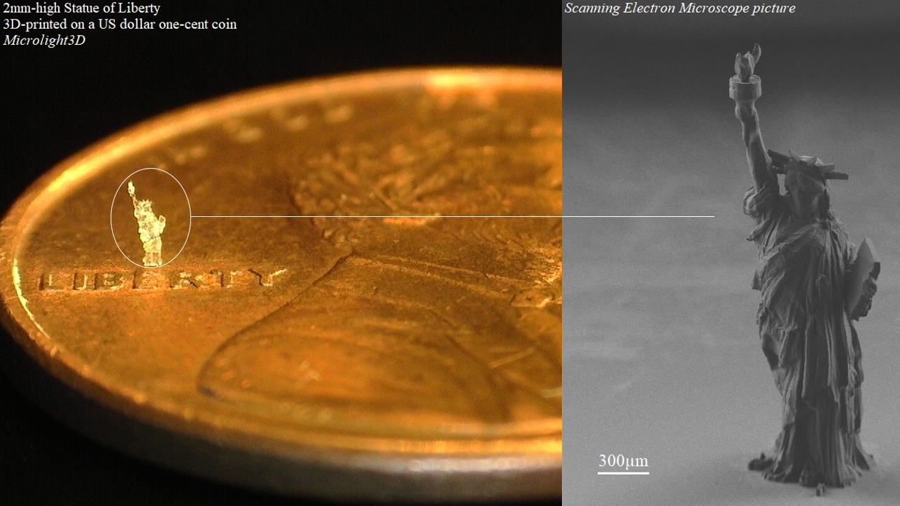 3 D Printed Replica Of The Statue Of Liberty