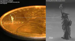 A 3D-printed replica of the Statue of Liberty. A 3D-printed replica of the Statue of Liberty.