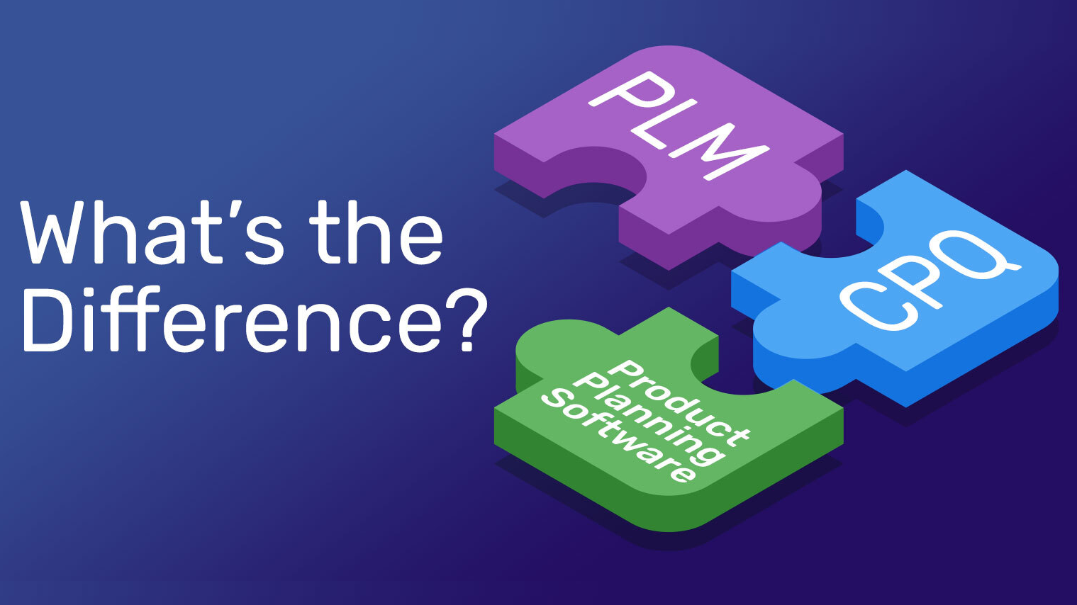 What's the difference between What&rsquo;s the Difference between PLM, CPQ and Product Planning Software?