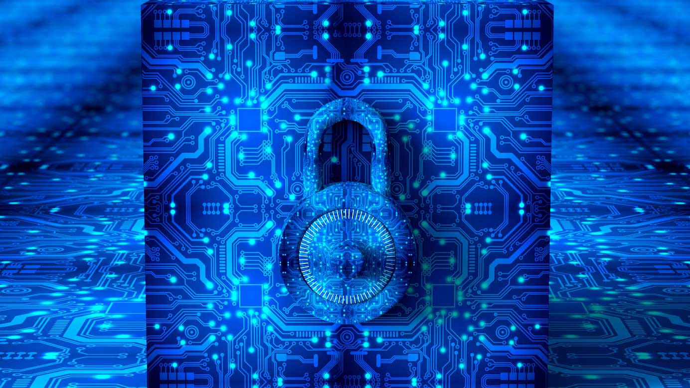 Artist's rendition of cybersecurity