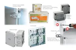 Figure 2: Additional advantages for polycarbonate enclosures. Figure 2: Additional advantages for polycarbonate enclosures.