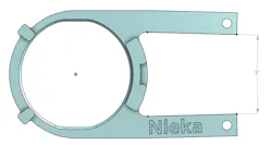 3D printing the legs, so they are canted slightly inwards offsets sintering’s warping effects without using a raft. 3D printing the legs, so they are canted slightly inwards offsets sintering’s warping effects without using a raft.