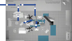 Virtual reality calculations in an operating theater Virtual reality calculations in an operating theater