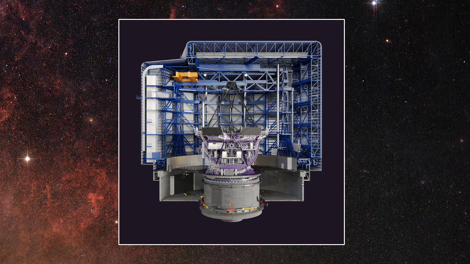 Cross Section Of The Giant Magellan Telescope Enclosure, Pier And Mount