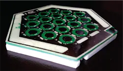 Layer-driven design is a method for building programmable pneumatic surfaces. As an example, Carnegie Mellon researchers developed this electrostatic valve array, called a Stoma-Board. The component gets its name from the micro-scale pores (stomata) that regulate air intake from the surface of plant leaves. Layer-driven design is a method for building programmable pneumatic surfaces. As an example, Carnegie Mellon researchers developed this electrostatic valve array, called a Stoma-Board. The component gets its name from the micro-scale pores (stomata) that regulate air intake from the surface of plant leaves.