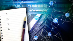 Artist's rendition of the Industrial Internet of Things (IIoT) with '4 tips' list Artist's rendition of the Industrial Internet of Things (IIoT) with '4 tips' list