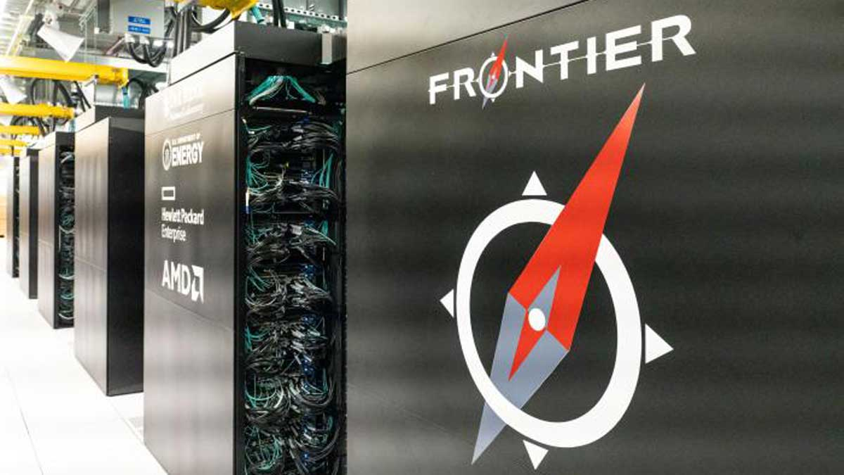 Frontier supercomputer