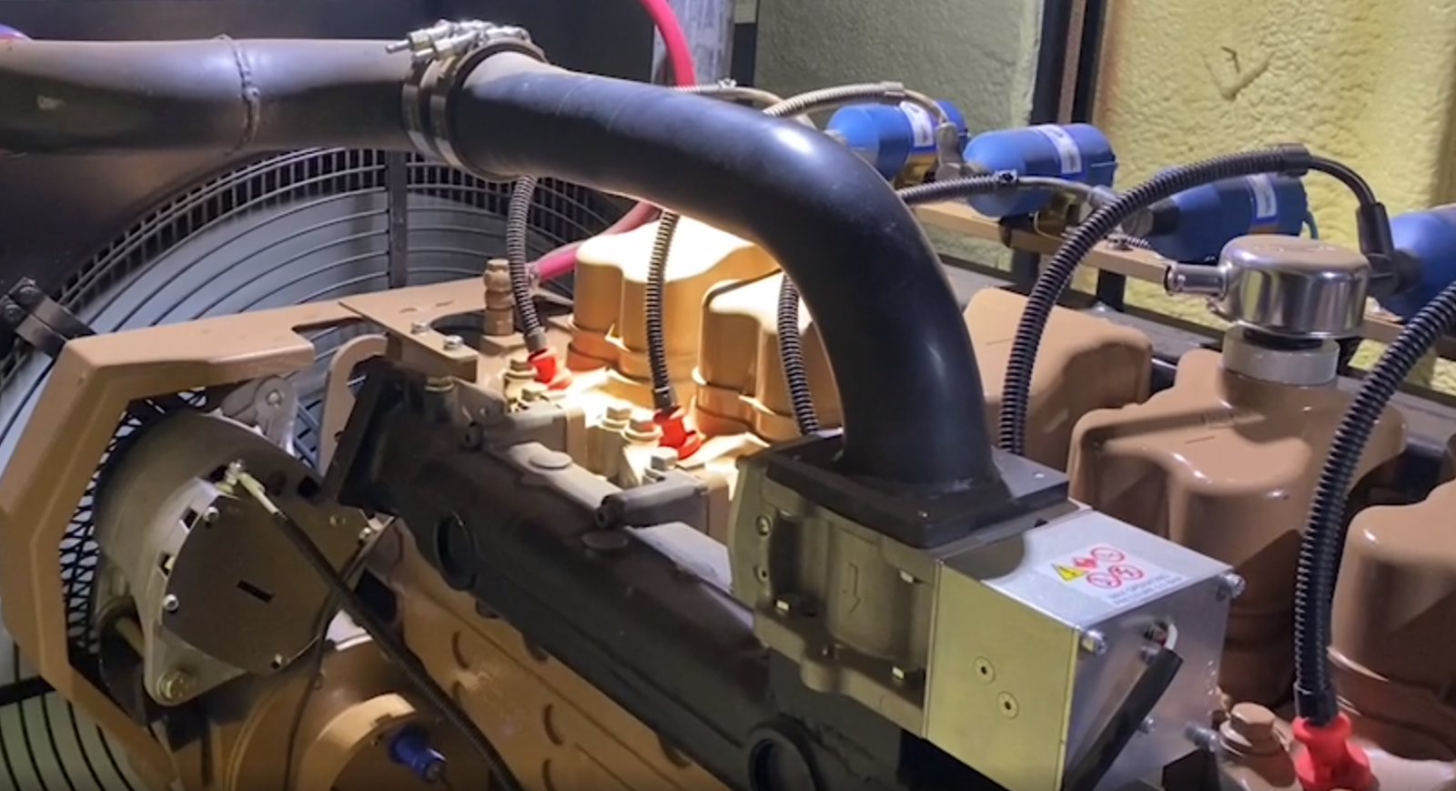 GAC ATB65T2 on an SES A90 100 Kw Generator