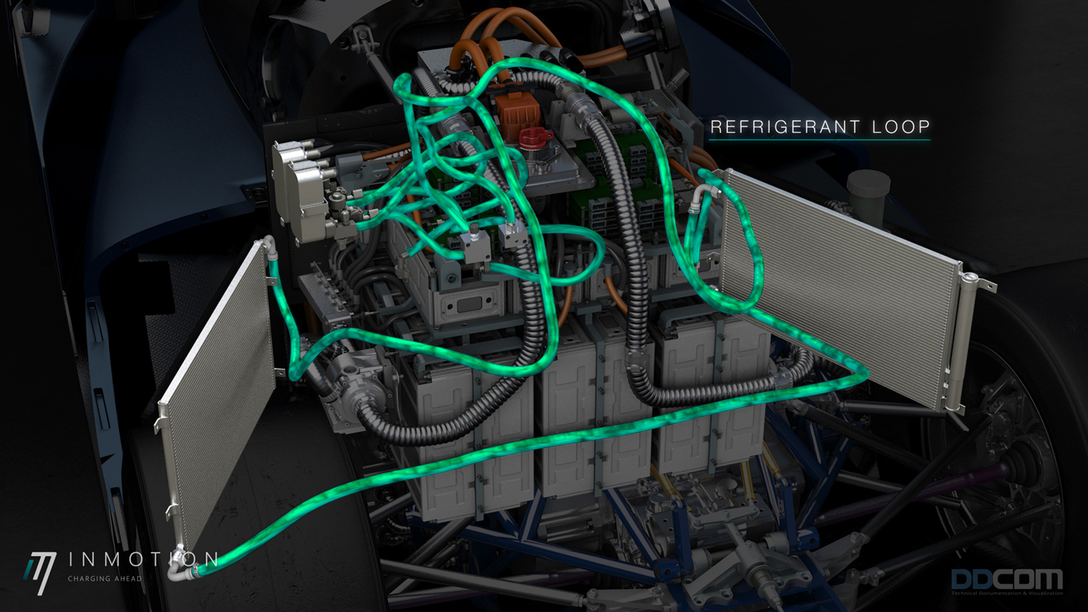 Cooling system refrigerant loop