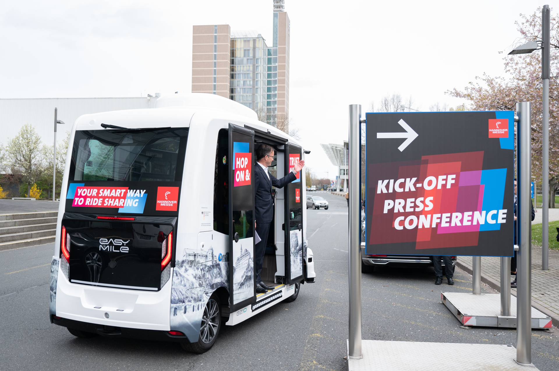 Dr. Jochen K&ouml;ckler, chairman of the Managing Board of Deutsche Messe AG attends the Kick-Off Conference at Hannover Messe.