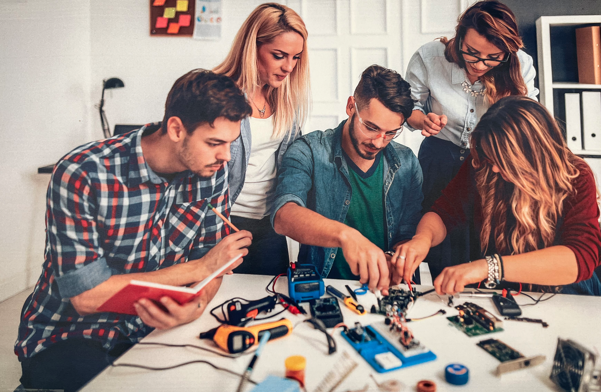 Outside view of a customized kit from Newark that was created specifically for university students.