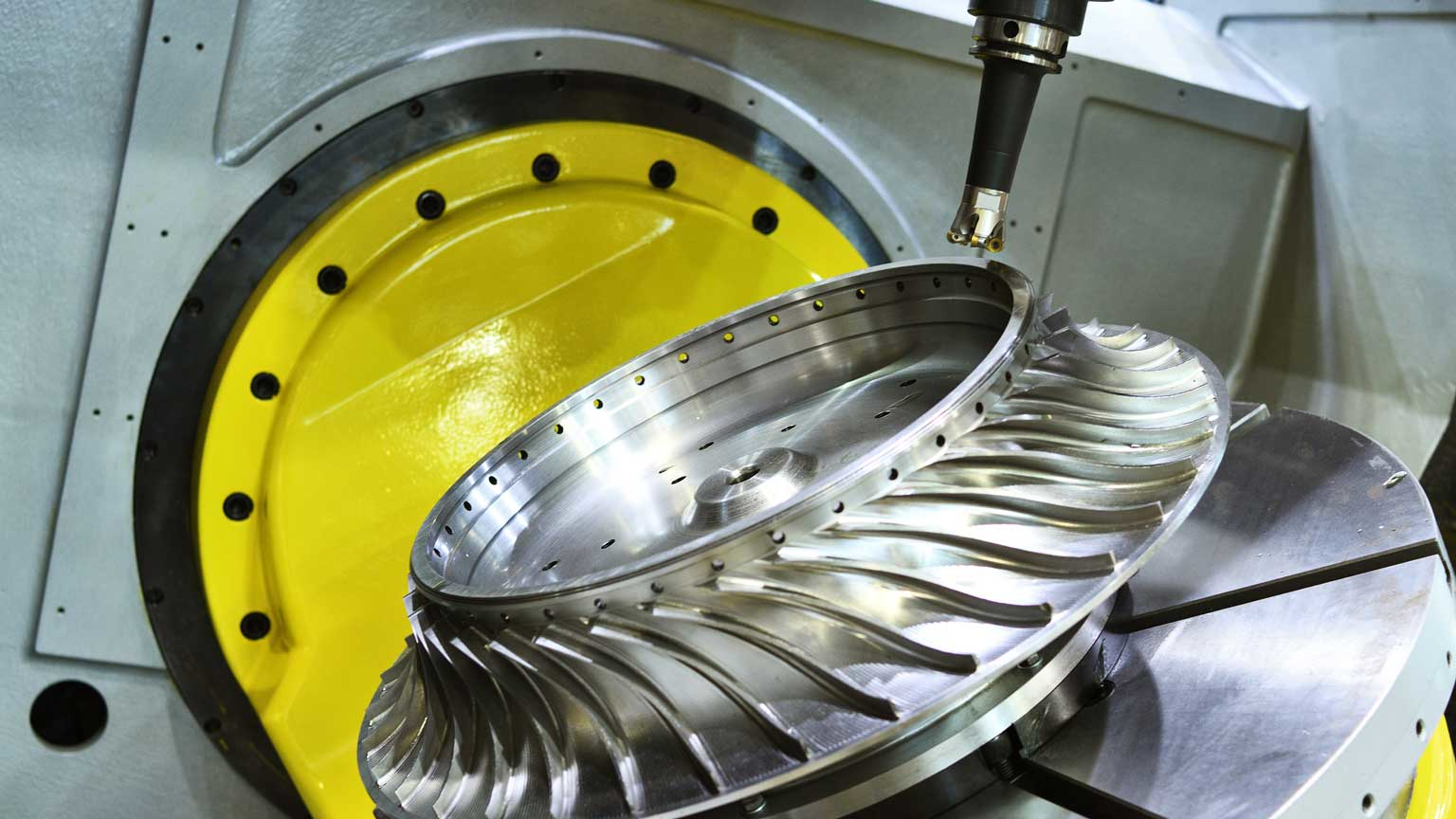 CNC metalwork machining