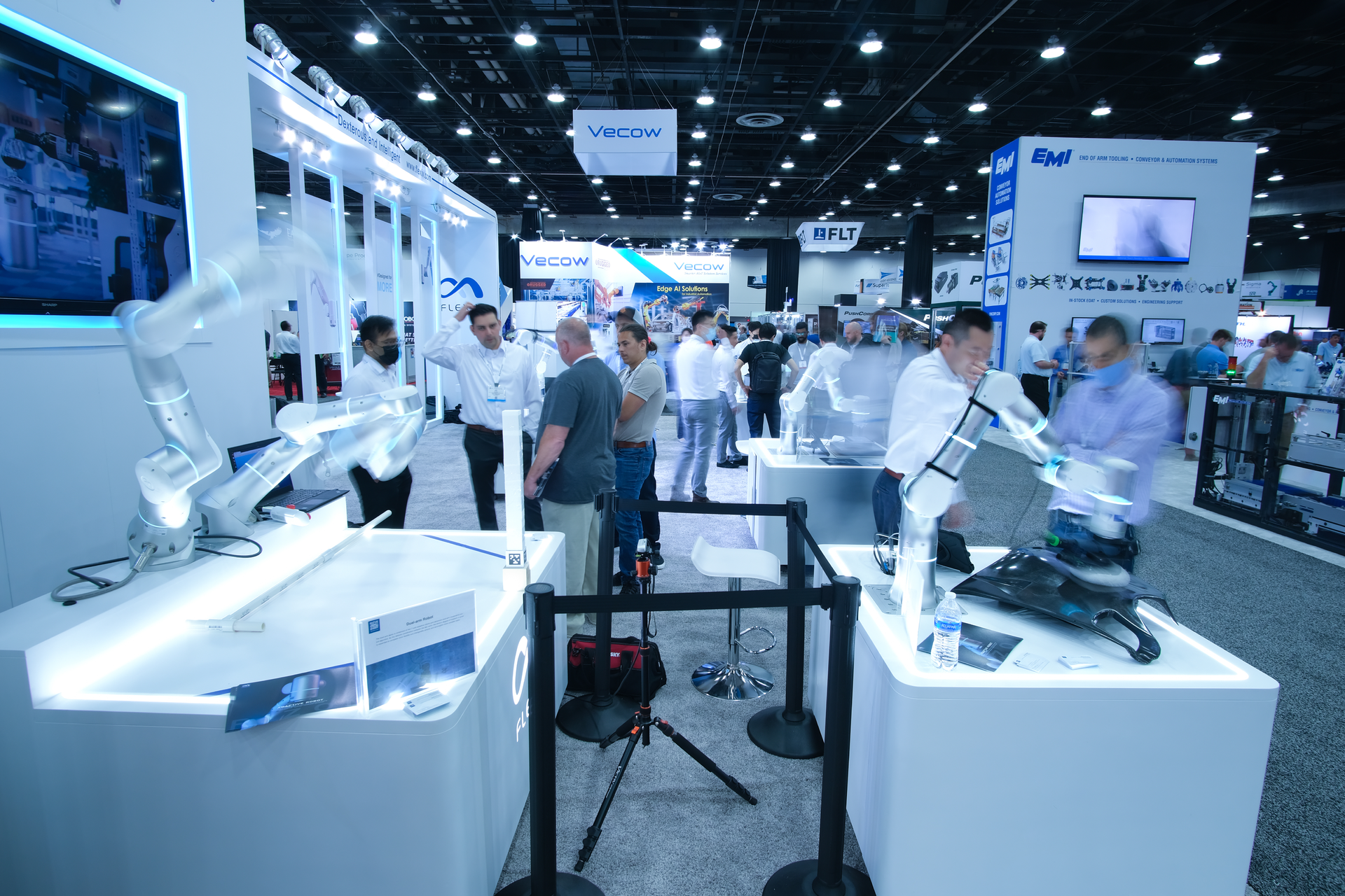 Flexiv demonstrated the Rizon family of robots at Automate 2023. From easy-to-use polishing solutions to novel robotic teleoperation demonstrations, these robots are touted for their force control capacity and powerful performance.