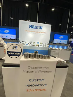 Nason cylinders at Automate 2024 Nason cylinders at Automate 2024