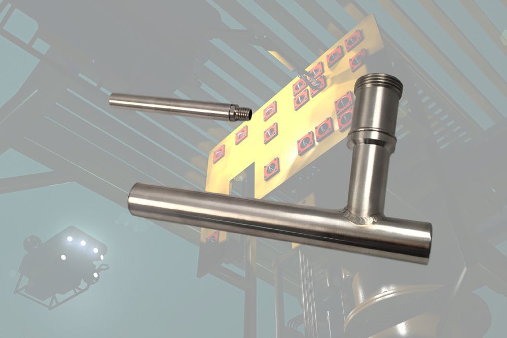 Figure 2: The higher content of nickel, chromium and molybdenum in the alloys used by NewTek to encase the LVDT assembly extends the corrosion resistance of its Submersible Position Sensors.