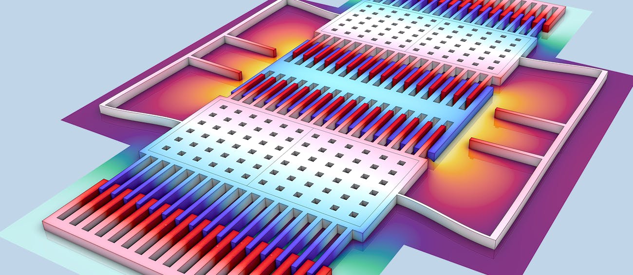 Modeling Capacitive Devices Using COMSOL Multiphysics® | Machine Design