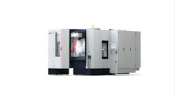 SW’s BA 322i is a twin-spindle horizontal machining center, an independent manufacturing cell capable of twice the output with less floor space and energy consumption. SW’s BA 322i is a twin-spindle horizontal machining center, an independent manufacturing cell capable of twice the output with less floor space and energy consumption.