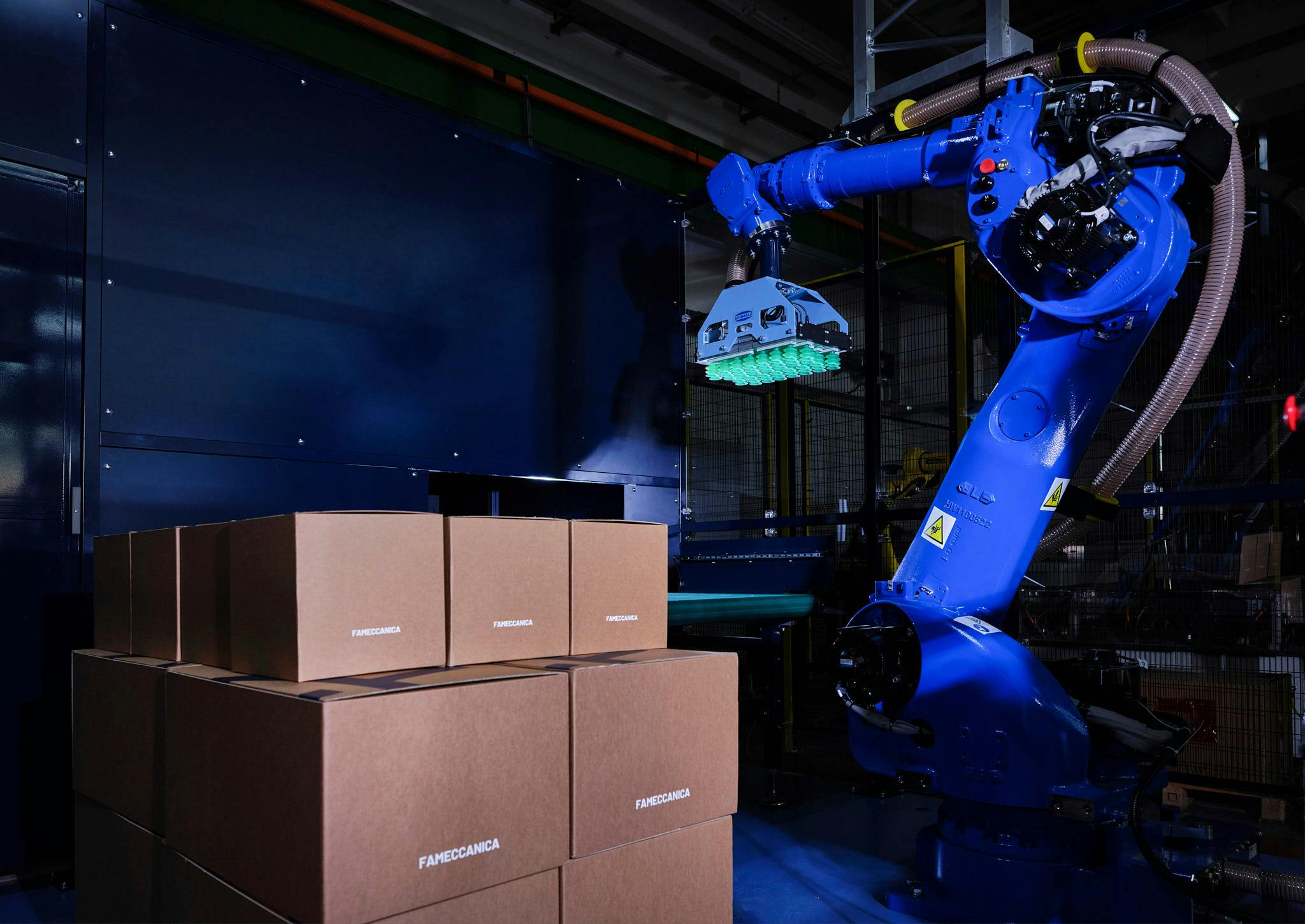 Automated sorting robot from Fameccanica