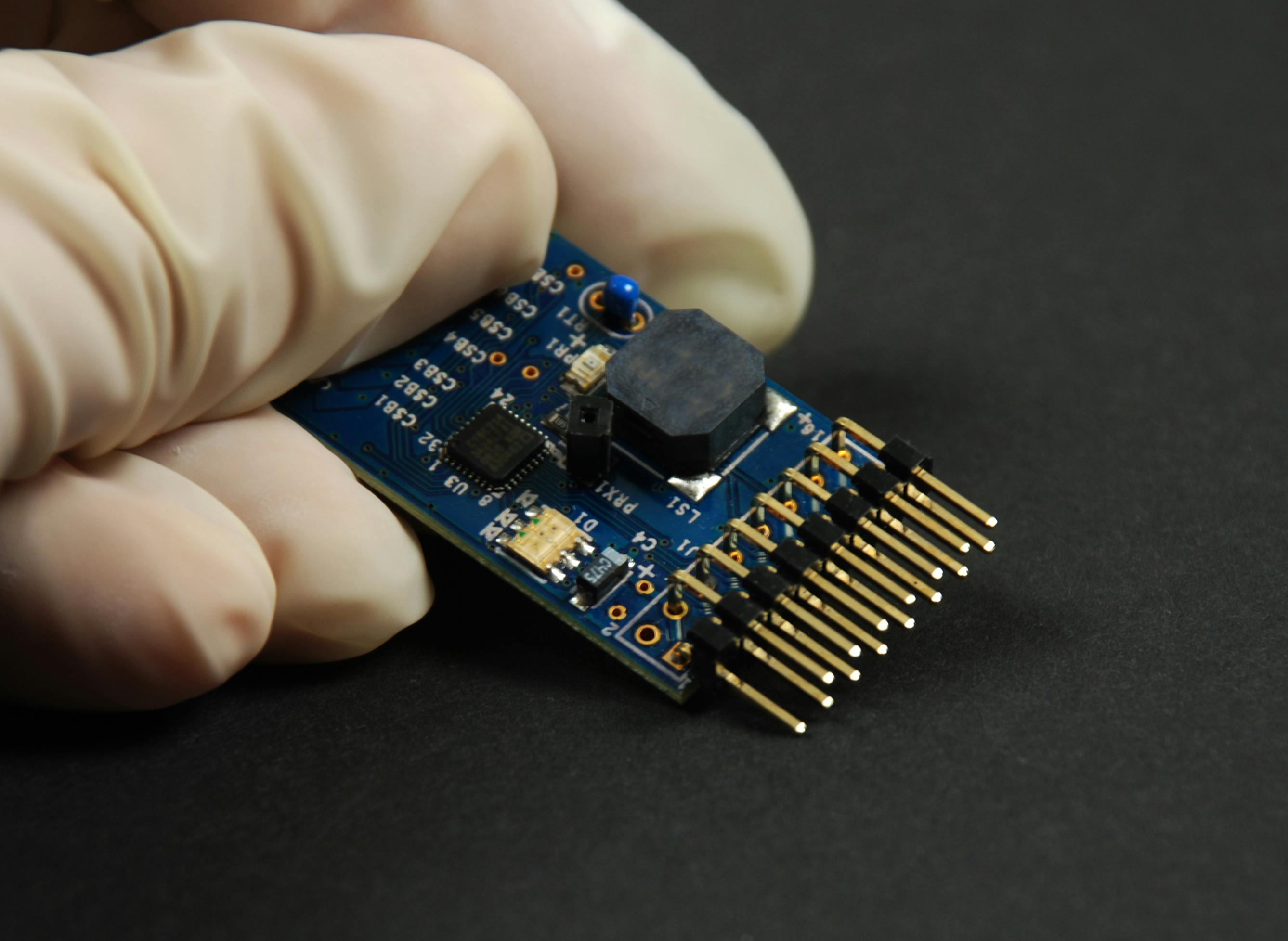 Semiconductors mounted on printed circuit board