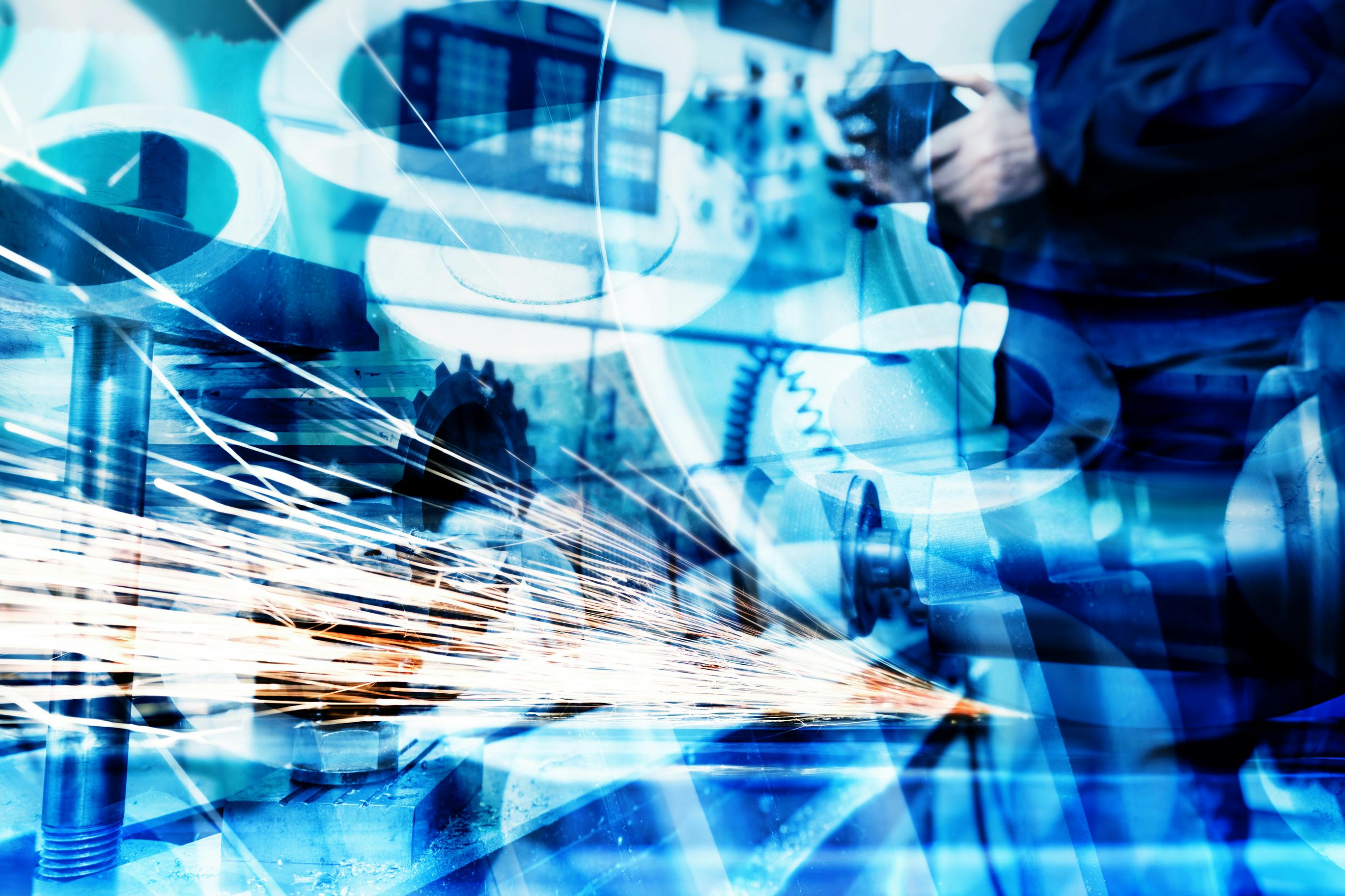 Industrial technology abstract background