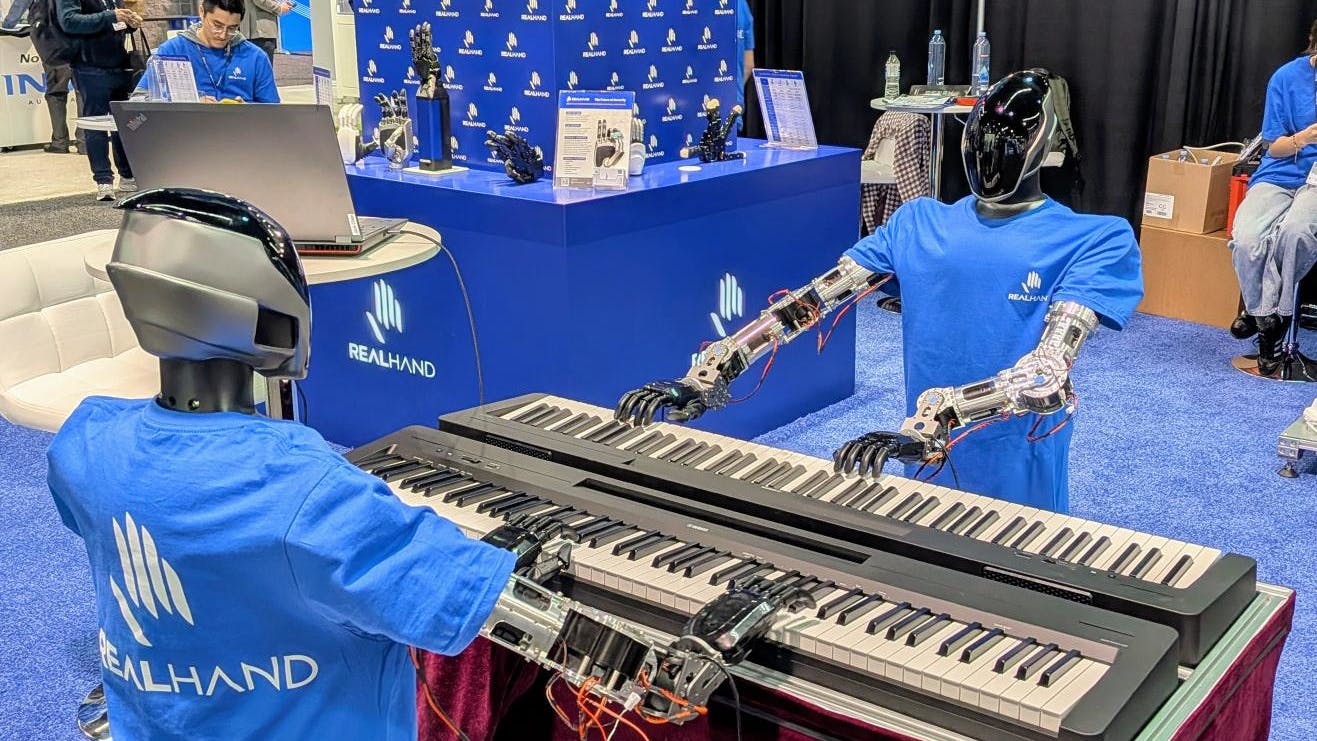 Humanoid robotic grippers from Real Hand.