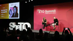 Nidhi Gupta, SheTO CEO and co-founder (left), shares the stage with famed journalist Ann Curry at the 2025 SheTO Ignite Summit in Mountain View, Calif., held Oct. 10. Nidhi Gupta, SheTO CEO and co-founder (left), shares the stage with famed journalist Ann Curry at the 2025 SheTO Ignite Summit in Mountain View, Calif., held Oct. 10.