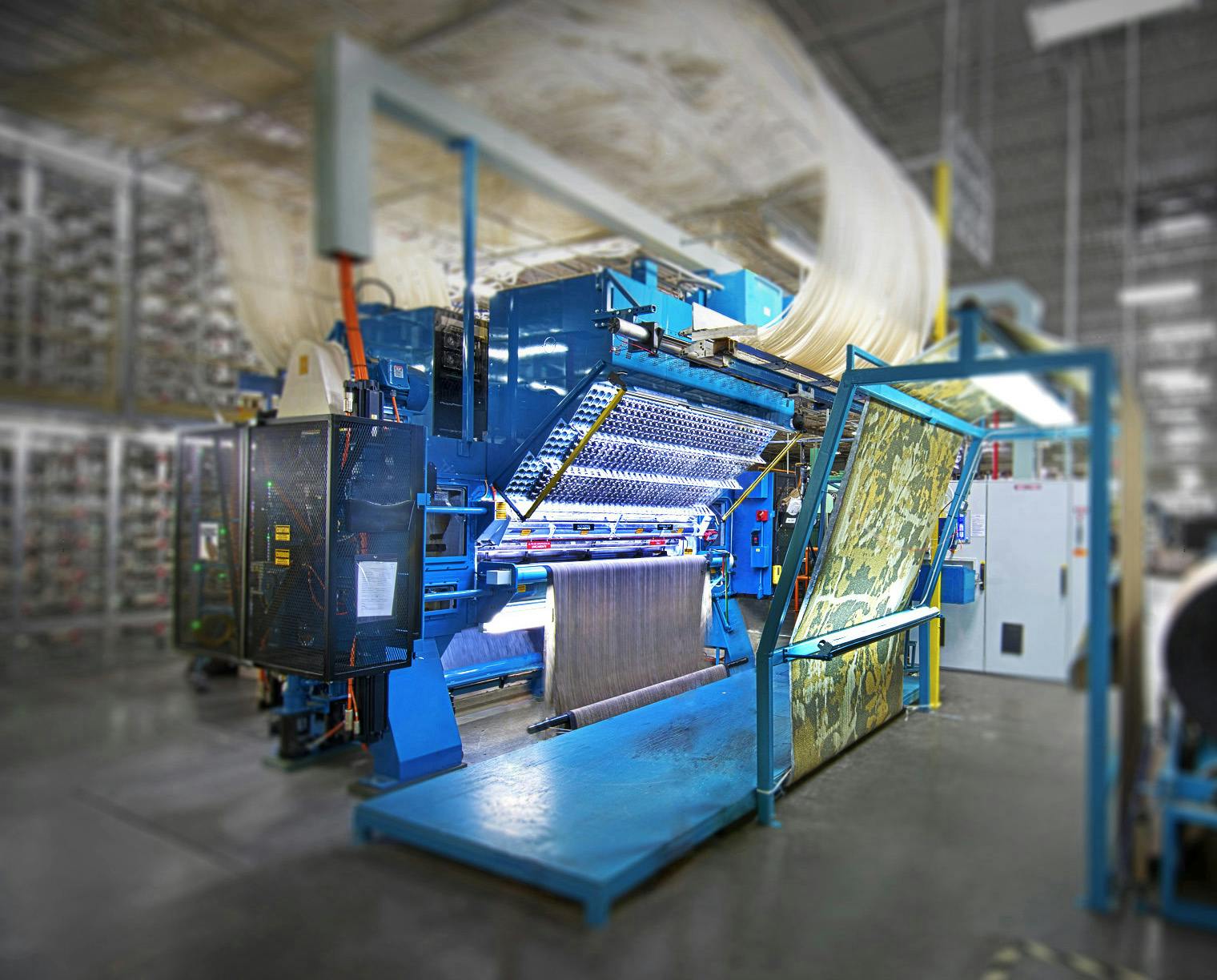 Card-Monroe Corporation produces tufting machinery which can include more than 50,000 components.
