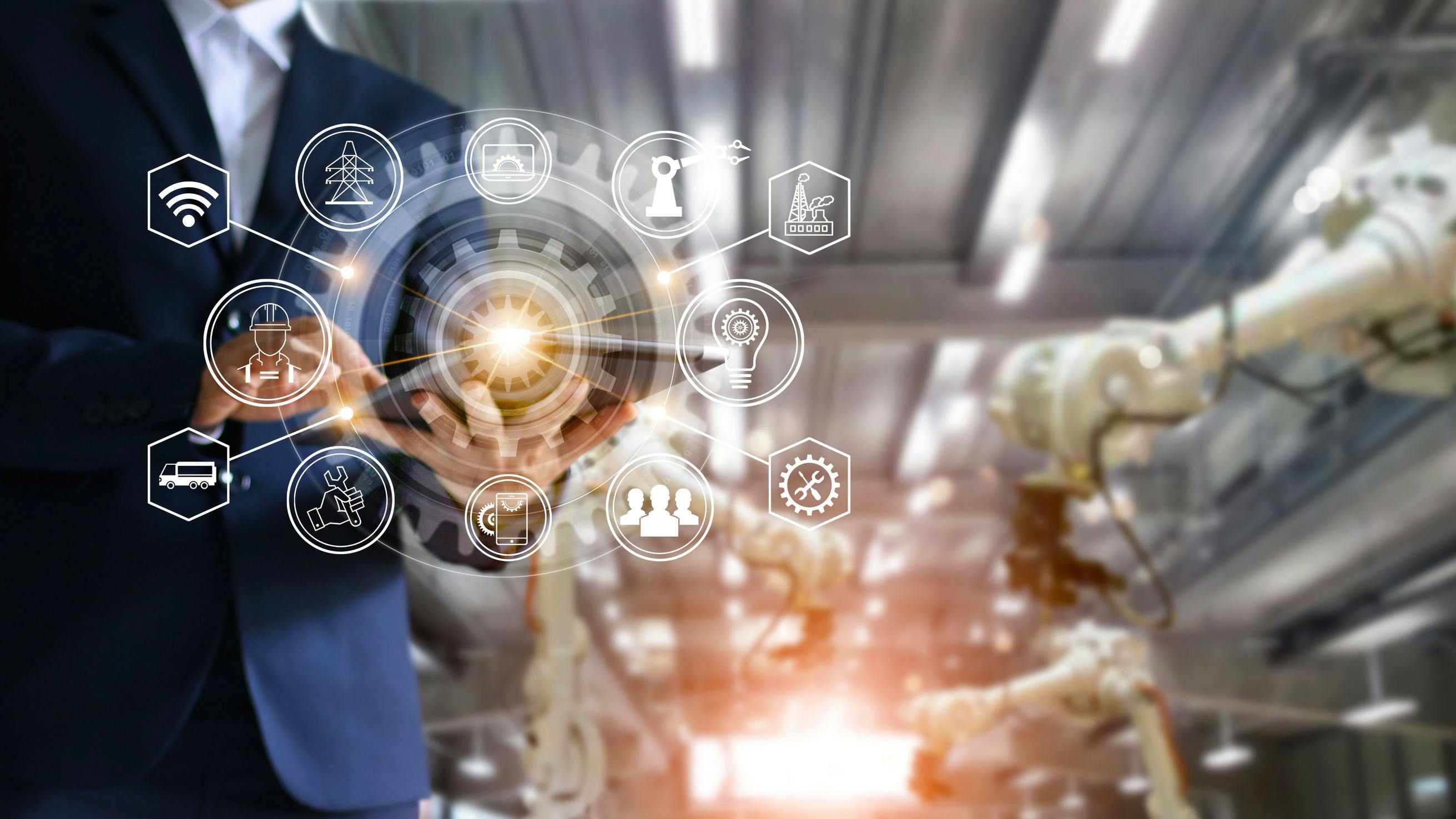 Industry 4.0 concept.