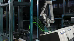 Vention’s Rapid AI Operator system leverages foundational physical AI models to perform actions, such as path planning and collision avoidance, to enable autonomous robotic tasks like bin picking and machine tending. Vention’s Rapid AI Operator system leverages foundational physical AI models to perform actions, such as path planning and collision avoidance, to enable autonomous robotic tasks like bin picking and machine tending.