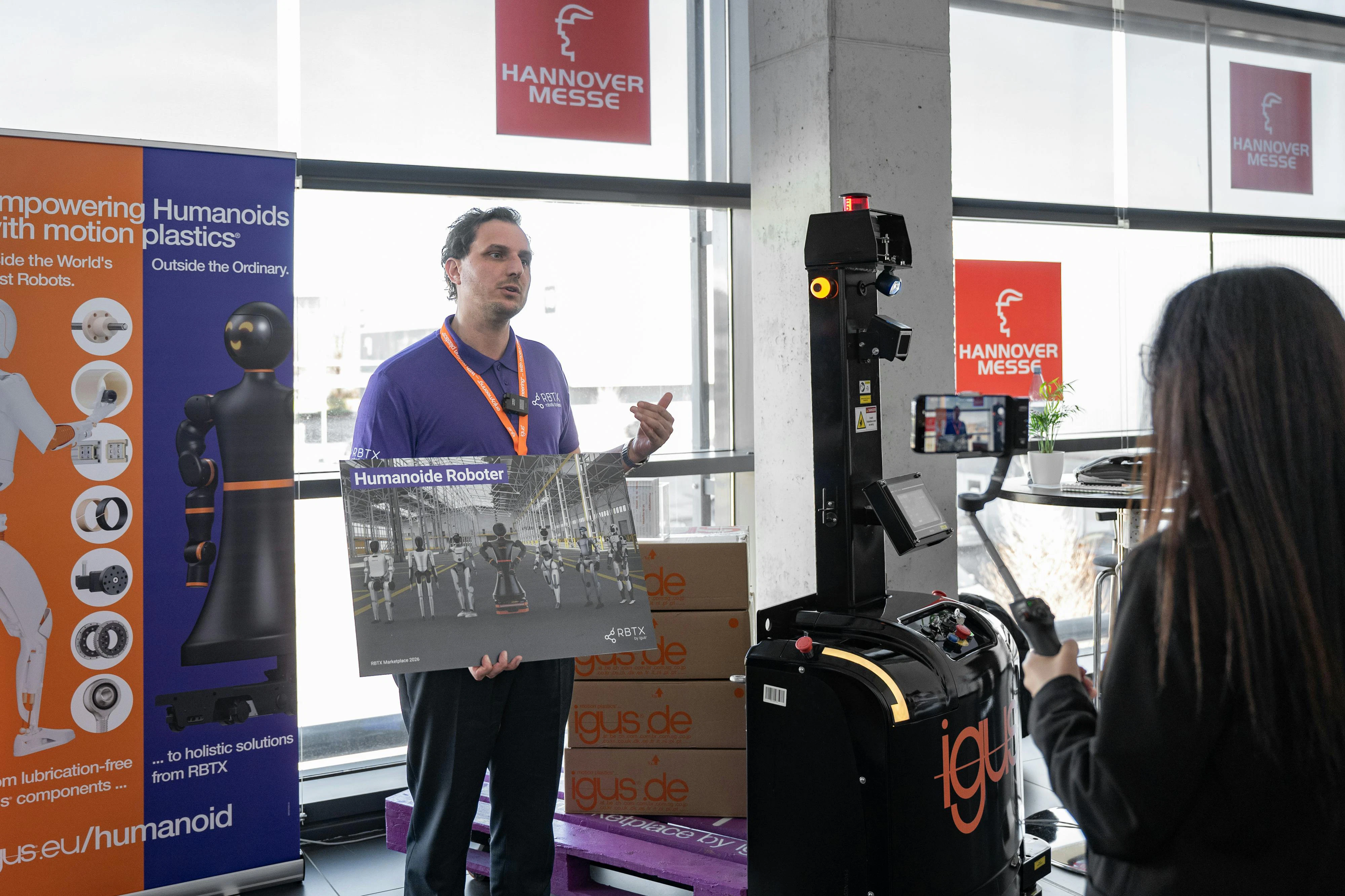 igus RBTX is evolving into a service hub for low-cost automation. The company will showcase its next-generation robotics lineup at Hannover Messe 2026, including AI-controlled systems and humanoid robots priced from &euro;5,000 (about $5,727).