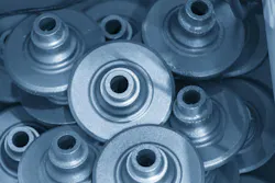 Stack of automotive casting parts Stack of automotive casting parts