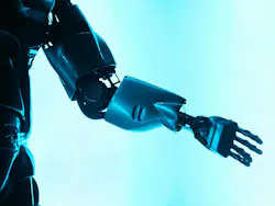 Robot arm and hand. Robot arm and hand.