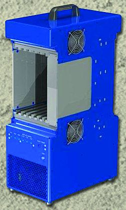 Portable six-slot 6U OpenVPX chassis for high-power embedded systems development introduced by Curtiss-Wright
