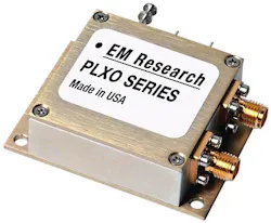 Phase-locked crystal oscillator for A/D and D/A converters introduced by EM Research Phase-locked crystal oscillator for A/D and D/A converters introduced by EM Research
