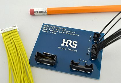 Narrow-pitch rugged connector for high-vibration applications introduced by Hirose