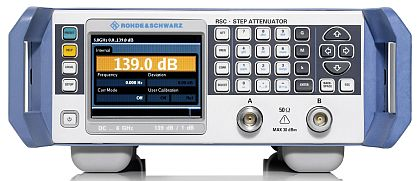 Switchable step attenuator for receiver linearity testing introduced by Rohde & Schwarz