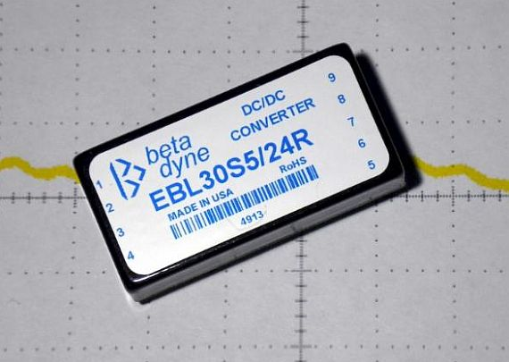 DC-DC power converters for data acquisition, test, and medical applications offered by Beta Dyne