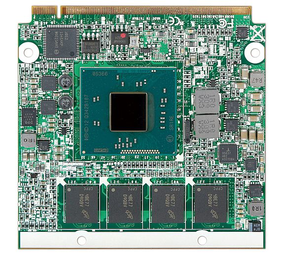 Qseven module for rugged industrial applications like transportation introduced by Portwell